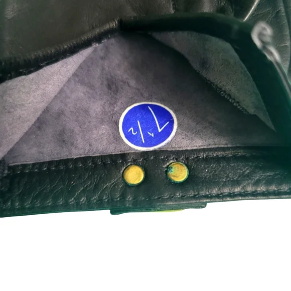 Women's LOEWE Black Leather W/interlocking LL logo Size 7.5 - Picture 6 of 7